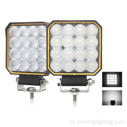 Caminhão atacadista quadrado de 4 polegadas LEVAS DE TRABALHO DE TRABALHO DE TRABALHO R10 LUZ LED LED